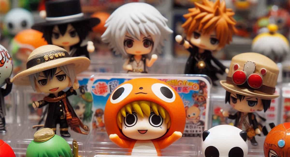 小さなキャラクターグッズがたくさん